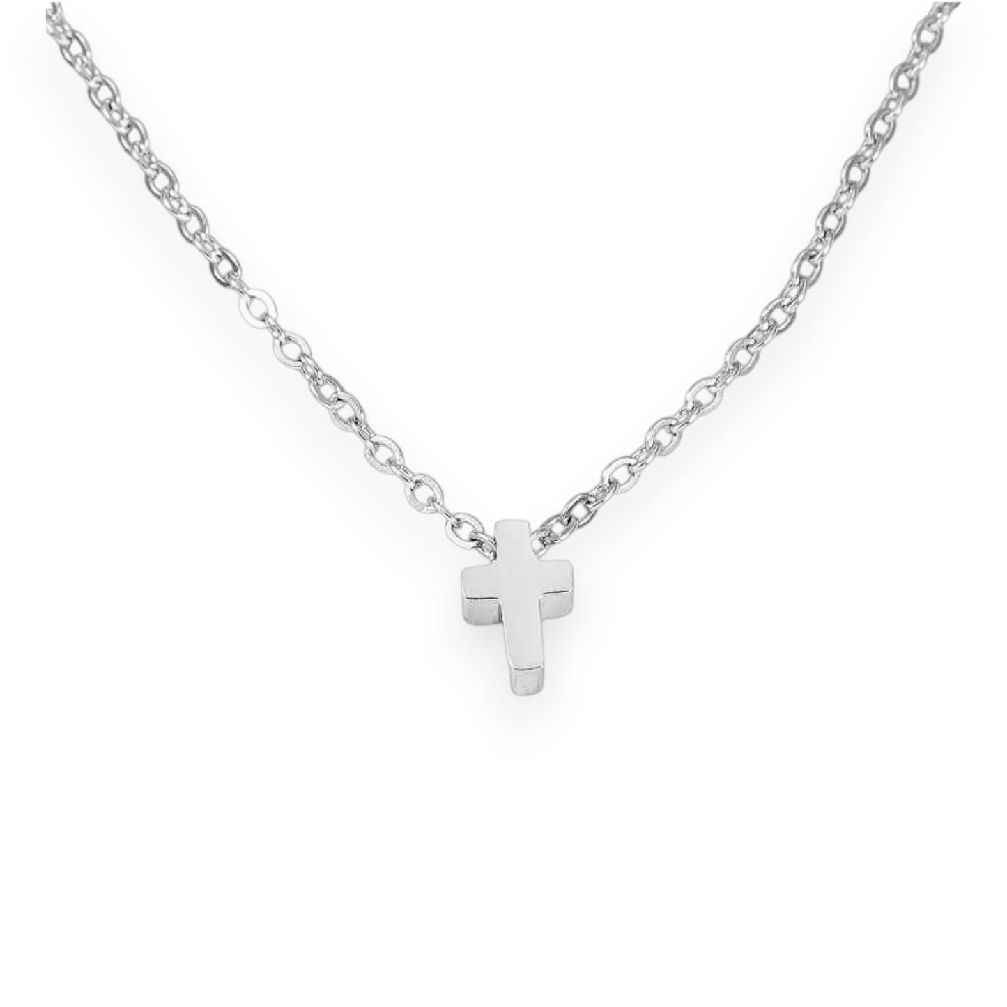 Lančić Cross Charm - silver